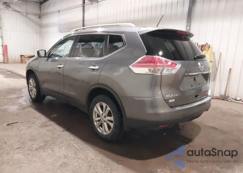 2015 Nissan Rogue Sv из США, поврежденный, VIN KNMAT2MV5FP552249